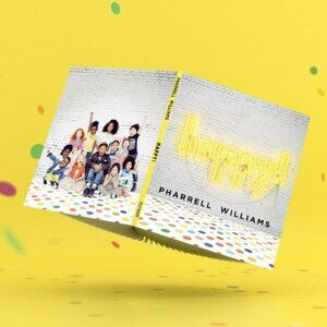 HAPPY ! Hardcover Book by  Pharrell Williams 32 PGS